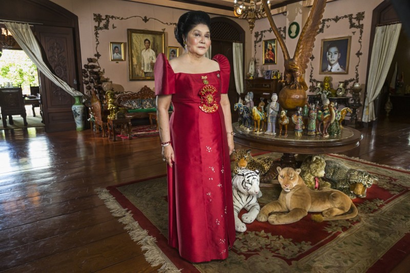 Imelda Marcos on her 85th birthday in KINGMAKER. Photo Credit: Lauren Greenfield.
Imelda Marcos on her 85th birthday in KINGMAKER. Photo Credit: Lauren Greenfield.